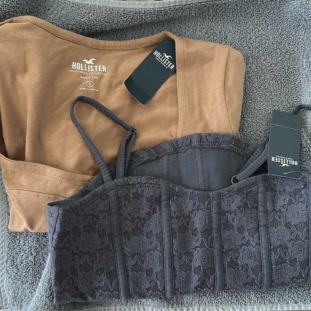 Two Hollister tops